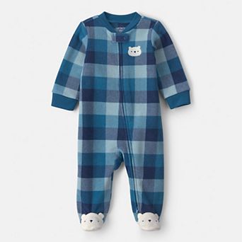 Baby Boy Carter's Fleece 2-Way Zip Sleep & Play Pajamas
