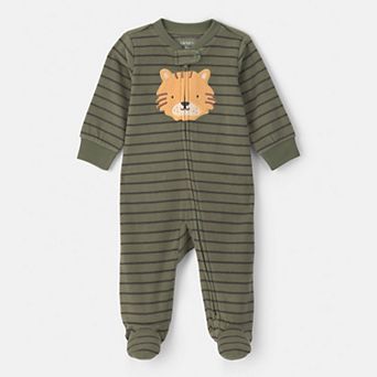 Baby Boy Carter's Fleece 2-Way Zip Sleep & Play Pajamas