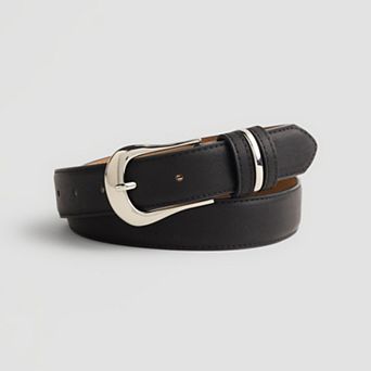 Women's Sonoma Goods For Life® 1.25-inch Elongated Buckle Belt