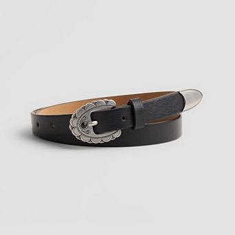 Women's Sonoma Goods For Life® 0.75-inch Stone Inset Etched Buckle Belt