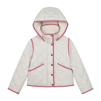 Girls 8-16 Modern Supply by Sanctuary Crop Quilted Cire Jacket