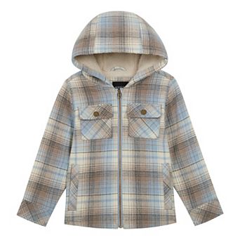 Boys 8-16 Modern Supply by Sanctuary Faux Wool Shirt Jacket with Hood