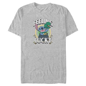 Big & Tall Disney Stitch Feeling Lucky Graphic Tee