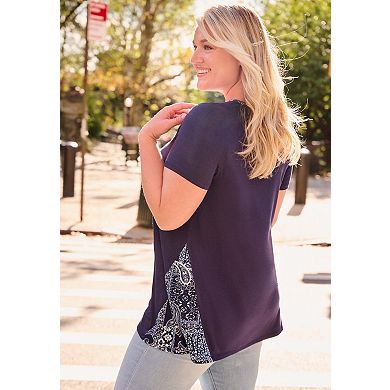 Avenue Women's Plus Size Scoop Neck Tunic