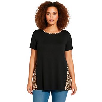 Avenue Women's Plus Size Scoop Neck Tunic