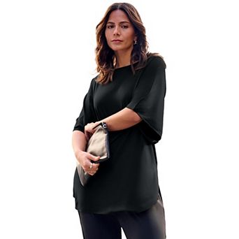 Avenue Women's Plus Size Capelette Tunic