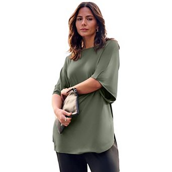 Avenue Women's Plus Size Capelette Tunic