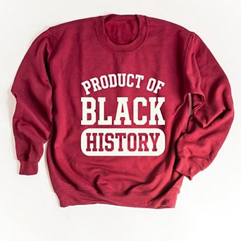 Product of Black History Varsity - Women's Graphic Sweatshirt