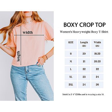 Ciao Bella Stripes - Women's Boxy Crop Top Graphic T-Shirt