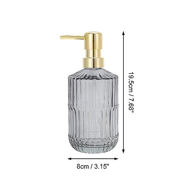 Cylinder Texture Soap Dispenser 1 Pc