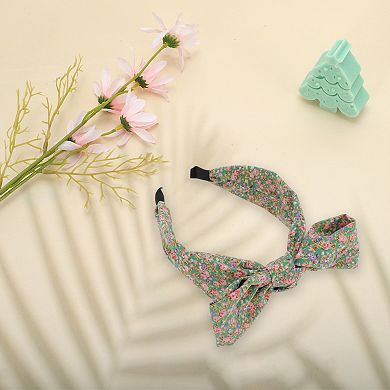 Retro Bow Headband for Women 1 Pc