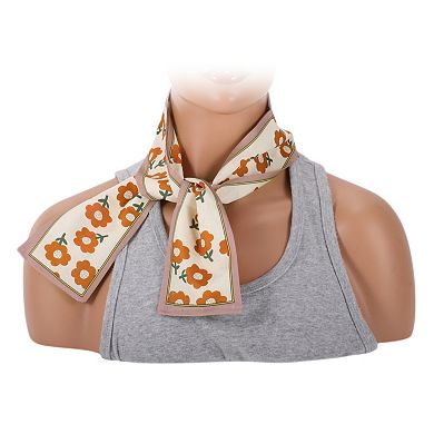 Floral Satin Headband for Women 1 Pc