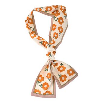 Floral Satin Headband for Women 1 pc