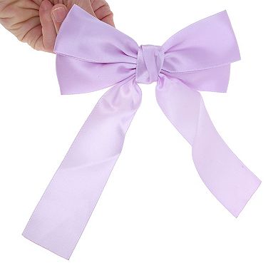 Solid Bow Ribbon Duckbill Hair Clips for Home 1 Pc