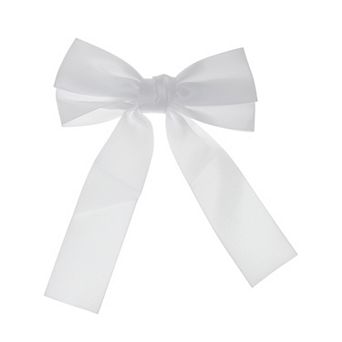Solid Bow Ribbon Duckbill Hair Clips for Home 1 pc