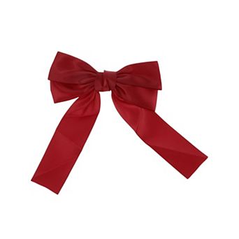 Solid Bow Ribbon Duckbill Hair Clips for Home 1 pc