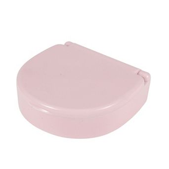 Portable 4 Grids Single Layer Semicircle Pill Case for Travel 1 pc