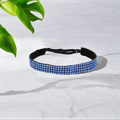 Adjustable Rhinestone Headbands for Women 1 Pc