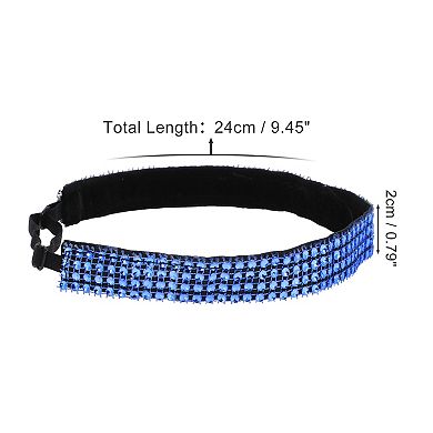 Adjustable Rhinestone Headbands for Women 1 Pc