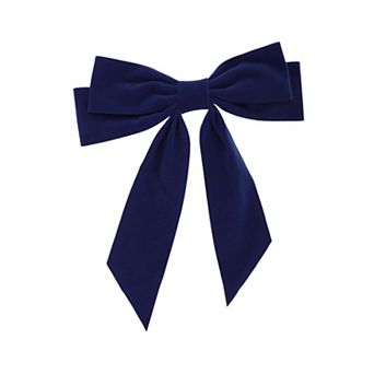 Elegant Velour Bow Headpiece Hair Clips 1 pc