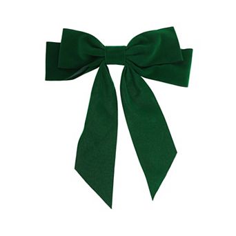 Elegant Velour Bow Headpiece Hair Clips 1 pc