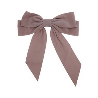 Elegant Velour Bow Headpiece Hair Clips 1 pc