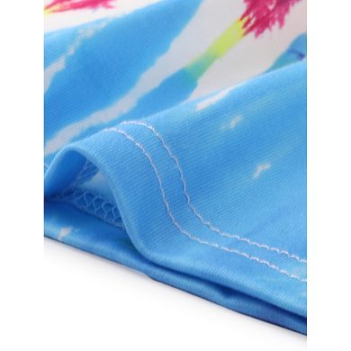 Women's Plus Size Tank Top Tie Dye Sleeveless Tshirts Summer Casual Tops Loose Fit Basic Tees