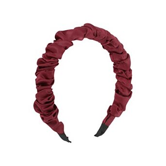 Pleats Satin Headband for Women 1 pc