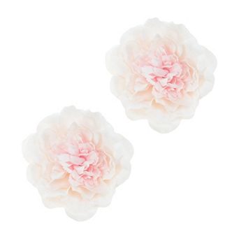 Artificial Flower Peony Hair Clip 2 pc