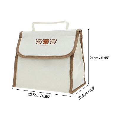 Durable Flip Cover Lunch Bag 1 Pc