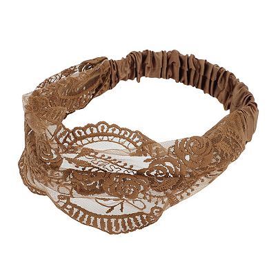 Rose Lace Headband for Women 1 Pc
