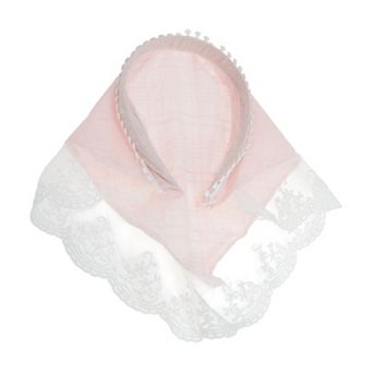 Plaid Lace Triangle Headband for Women 1 pc