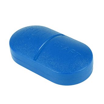 Portable 6 Grids Capsule Type Pill Case for Travel 1 pc