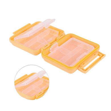 Detachable 6 Grids Independent Double Layer Pill Case for Travel 1 Pc
