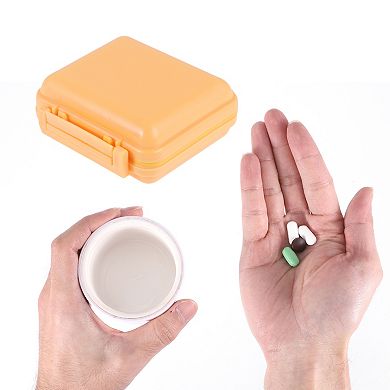 Detachable 6 Grids Independent Double Layer Pill Case for Travel 1 Pc