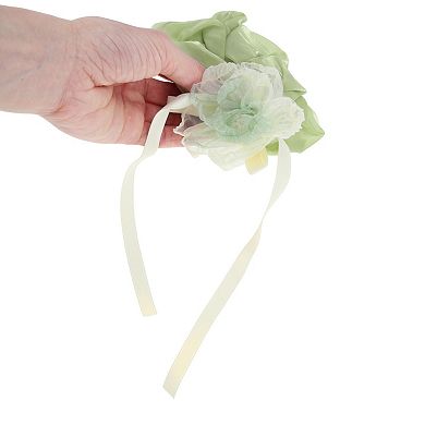 Elegant Bow Flower Hair Scrunchies Hair Ties 1 Pc