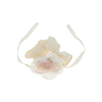 Elegant Bow Flower Hair Scrunchies Hair Ties 1 pc