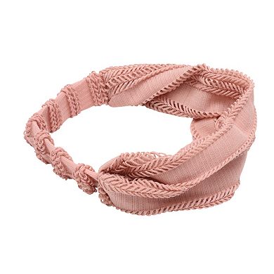 Knitted Hollow Wide Headband for Women 1 Pc