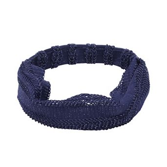 Knitted Hollow Wide Headband for Women 1 pc