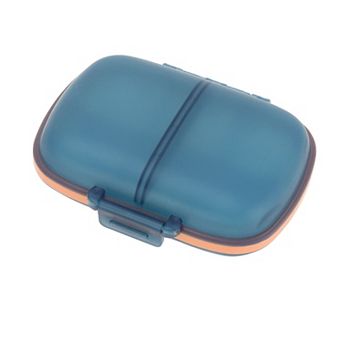 8 Grids Double Layers Pill Box for Travel 1 pc