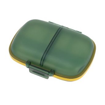 8 Grids Double Layers Pill Box for Travel 1 pc