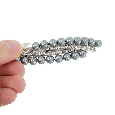 Grace Pearl Siren Eye Spring Clip Hair Clips 1 Pc