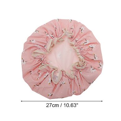 1 Pc Reusable Horse Pattern Shower Cap for Shower
