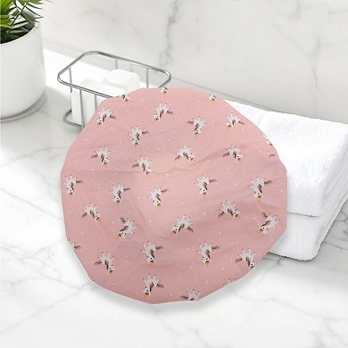 1 Pc Reusable Horse Pattern Shower Cap for Shower