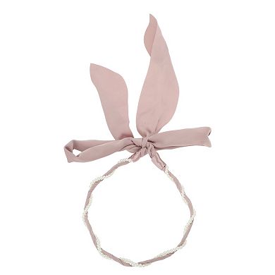 Faux Pearl Satin Headband for Women 1 Pc