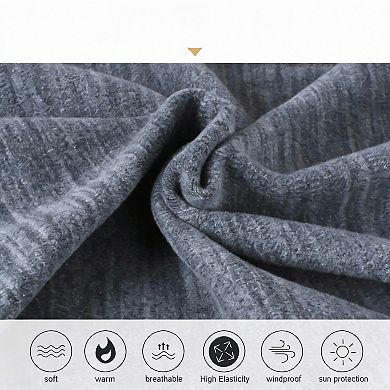 2 Pack Winter Neck Gaiter Face Mask, Soft Polyester, Multi-functional, Breathable