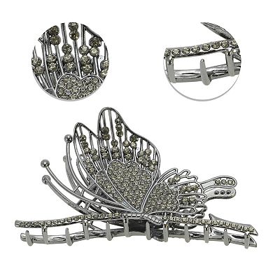 Butterfly Rhinestones Hair Clips for Home 1 Pc