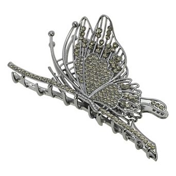 Butterfly Rhinestones Hair Clips for Home 1 pc