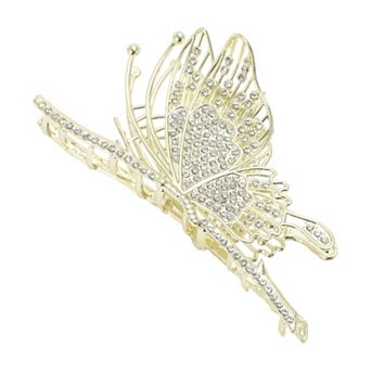 Butterfly Rhinestones Hair Clips for Home 1 pc