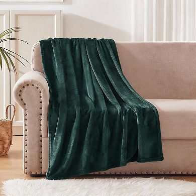 Soft Polyester Fleece Throw Blanket - All Season Use - 50x70 Inches